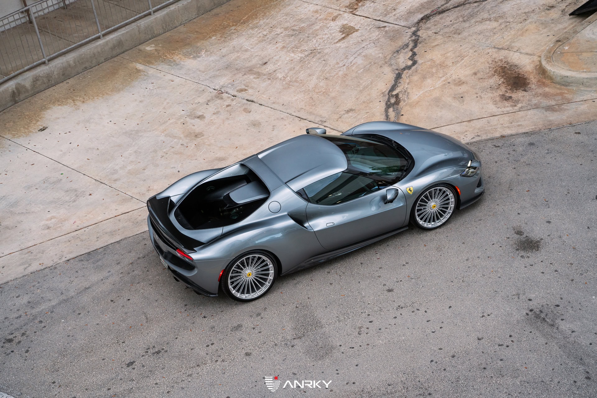 Photo 27 of Ferrari 296 GTB | Grigio Titanis | ANRKY XR-119 | Polished Clear
