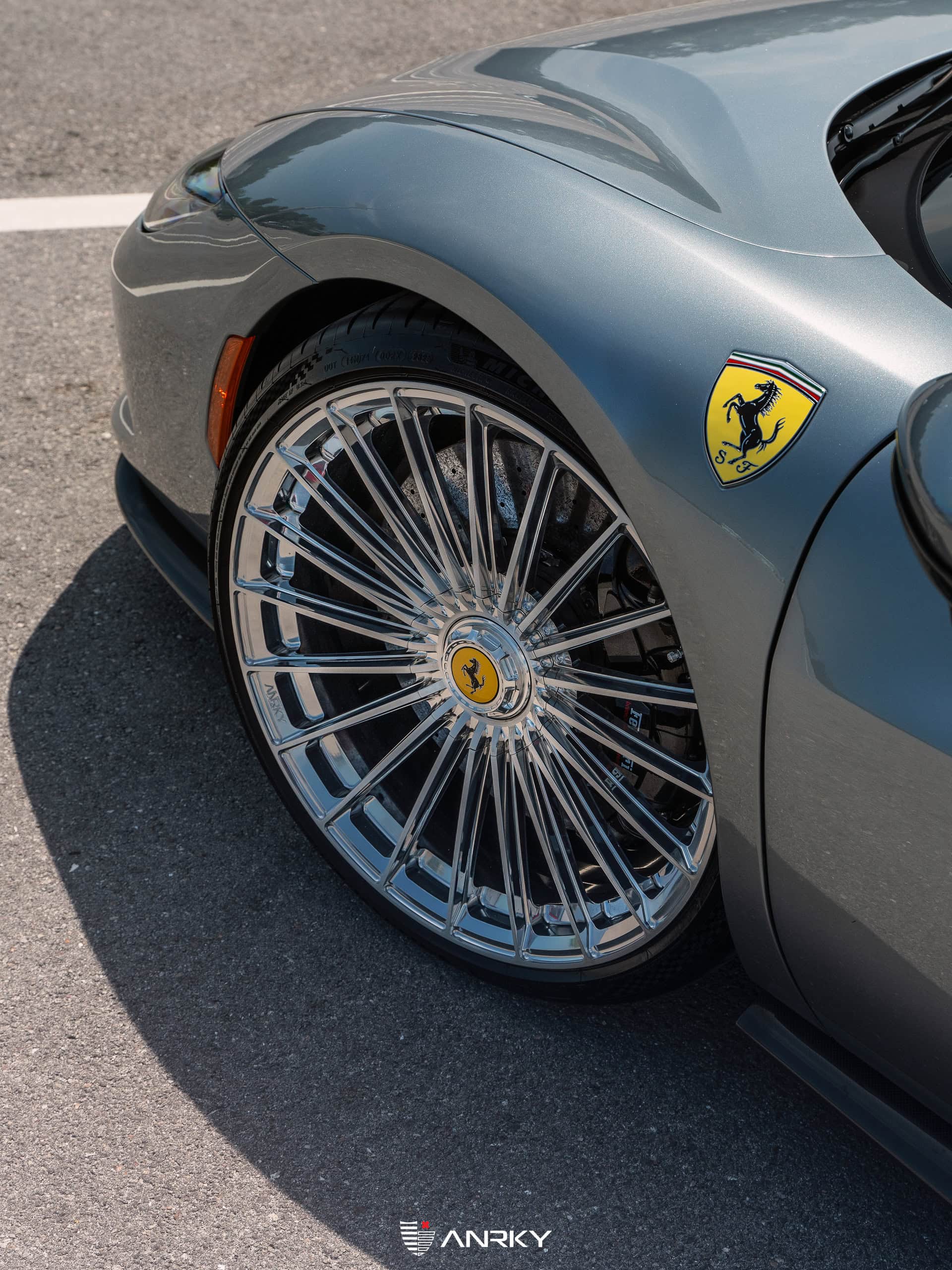 Photo 32 of Ferrari 296 GTB | Grigio Titanis | ANRKY XR-119 | Polished Clear