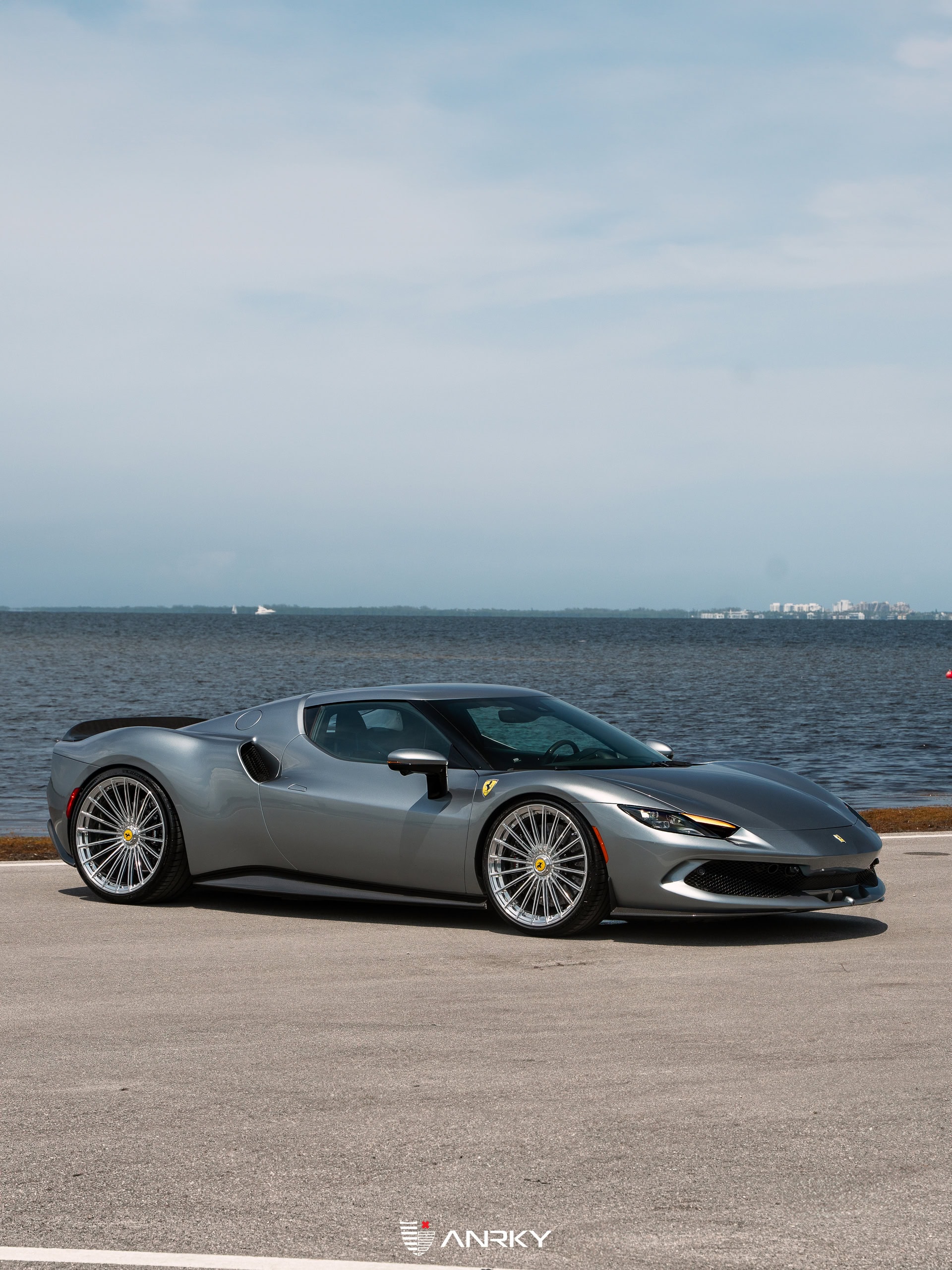 Photo 33 of Ferrari 296 GTB | Grigio Titanis | ANRKY XR-119 | Polished Clear