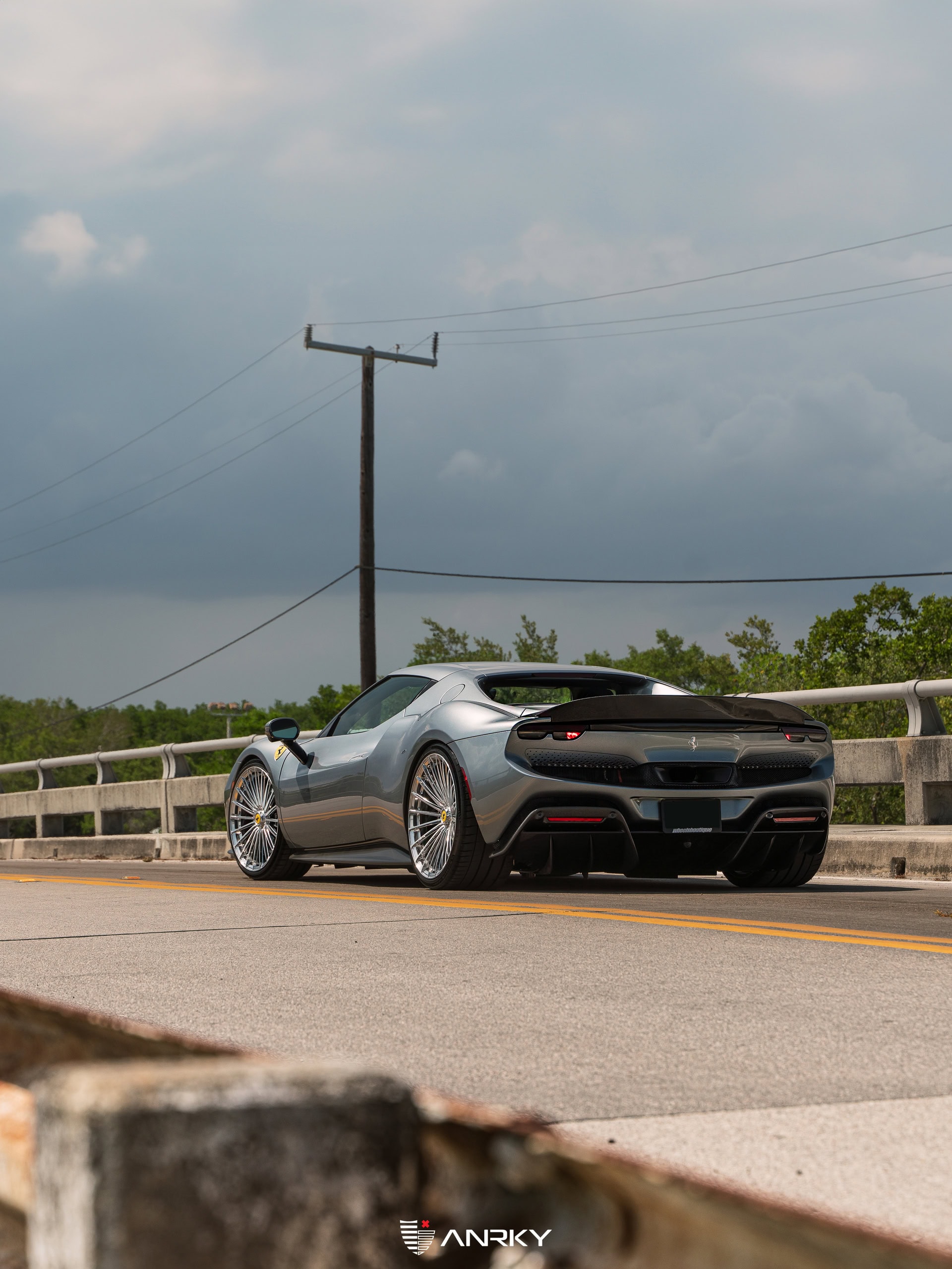 Photo 35 of Ferrari 296 GTB | Grigio Titanis | ANRKY XR-119 | Polished Clear