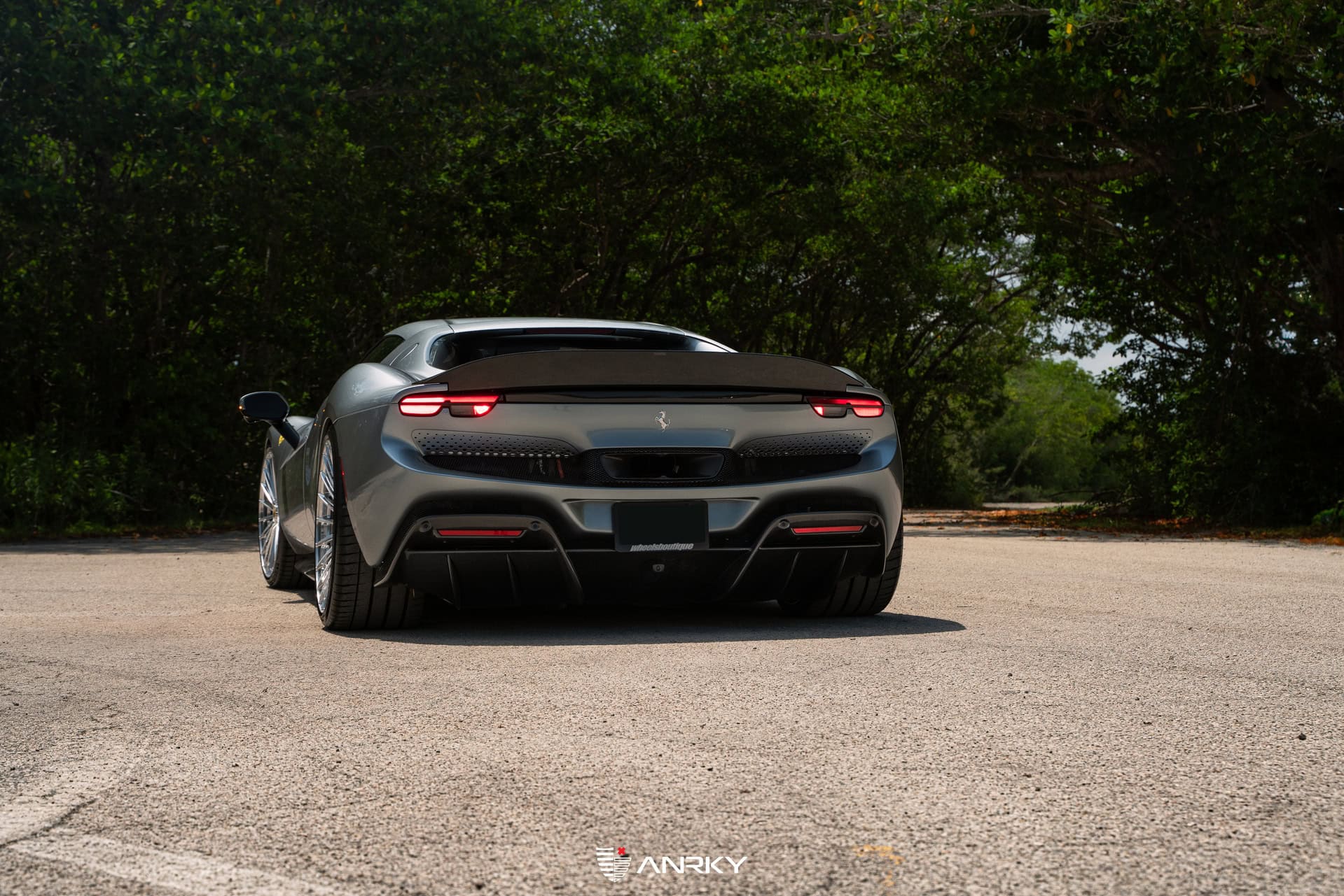 Photo 38 of Ferrari 296 GTB | Grigio Titanis | ANRKY XR-119 | Polished Clear