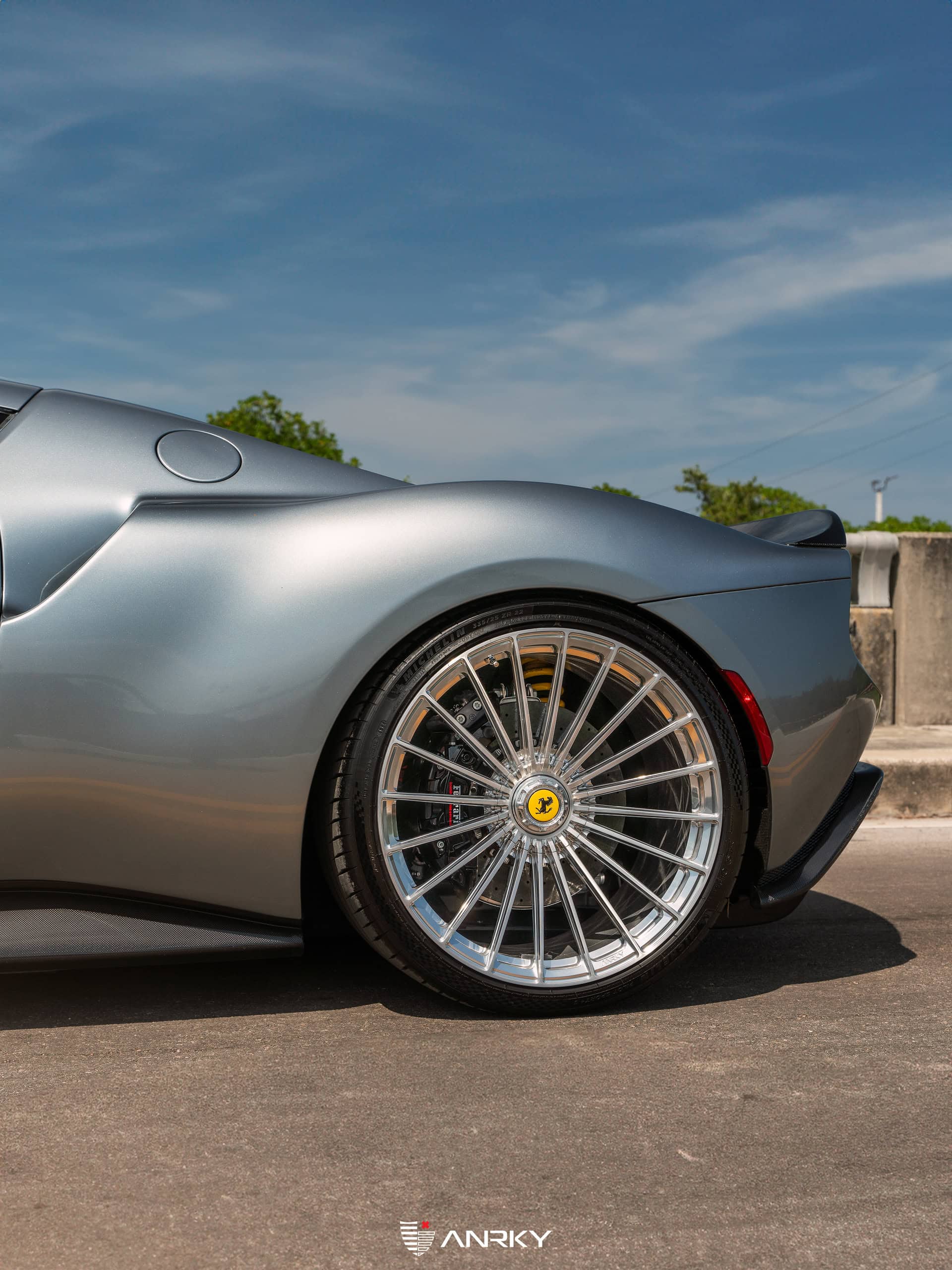 Photo 40 of Ferrari 296 GTB | Grigio Titanis | ANRKY XR-119 | Polished Clear