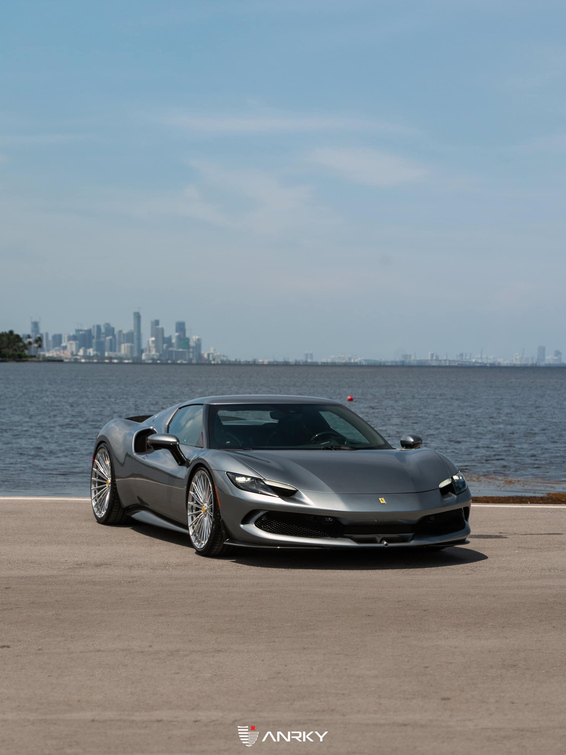 Photo 44 of Ferrari 296 GTB | Grigio Titanis | ANRKY XR-119 | Polished Clear