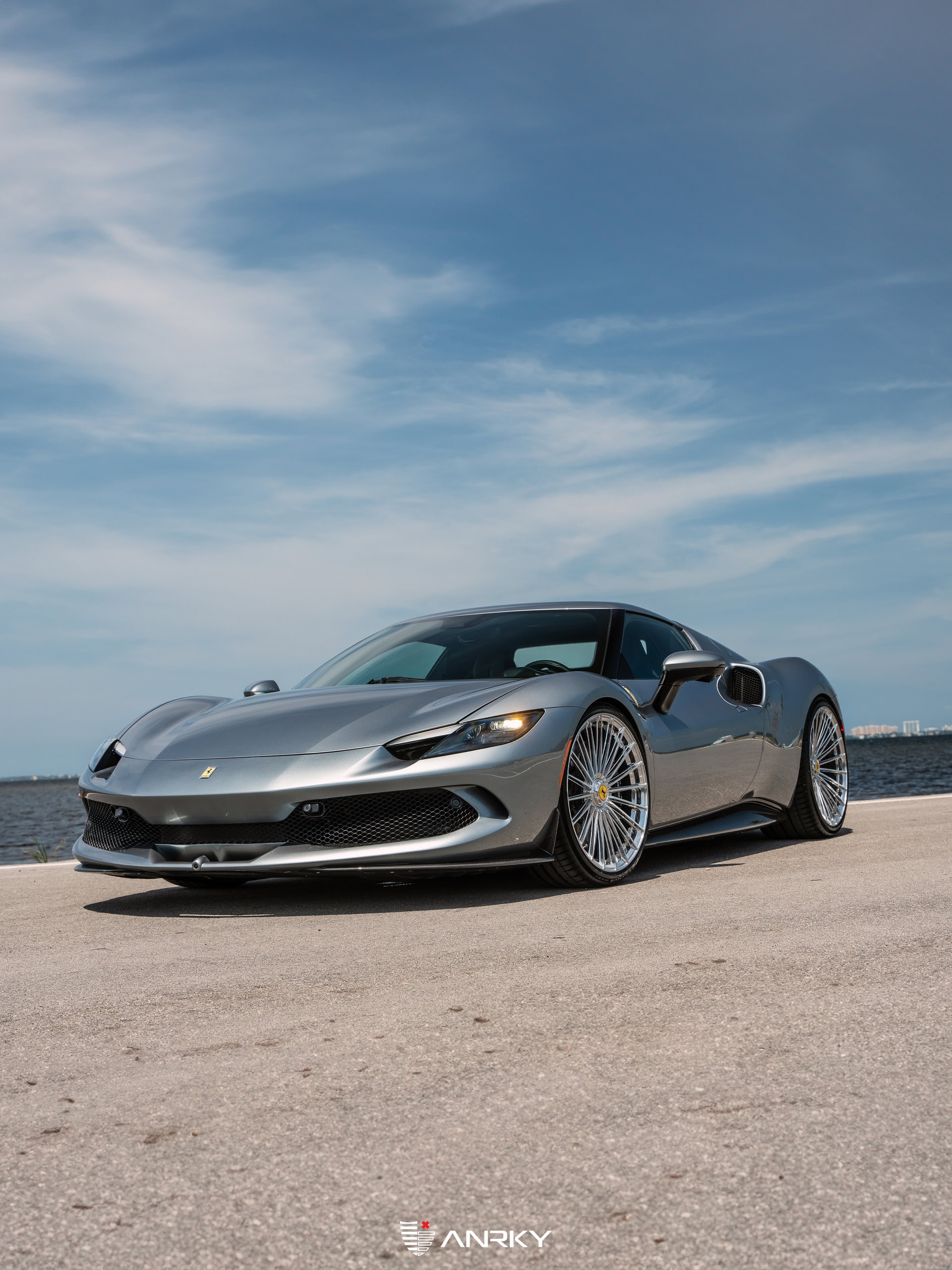 Photo 46 of Ferrari 296 GTB | Grigio Titanis | ANRKY XR-119 | Polished Clear