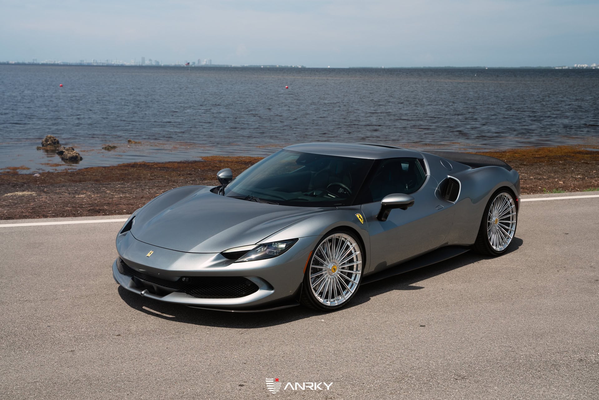 Photo 48 of Ferrari 296 GTB | Grigio Titanis | ANRKY XR-119 | Polished Clear