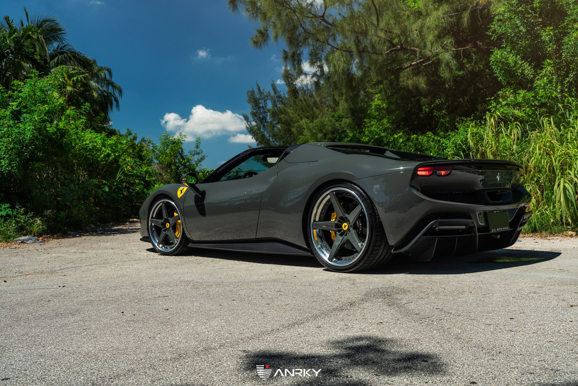 Photo 26 of Ferrari 296 GTS | Grigio Scuro | on ANRKY RS5.3 | Grigio Scuro
