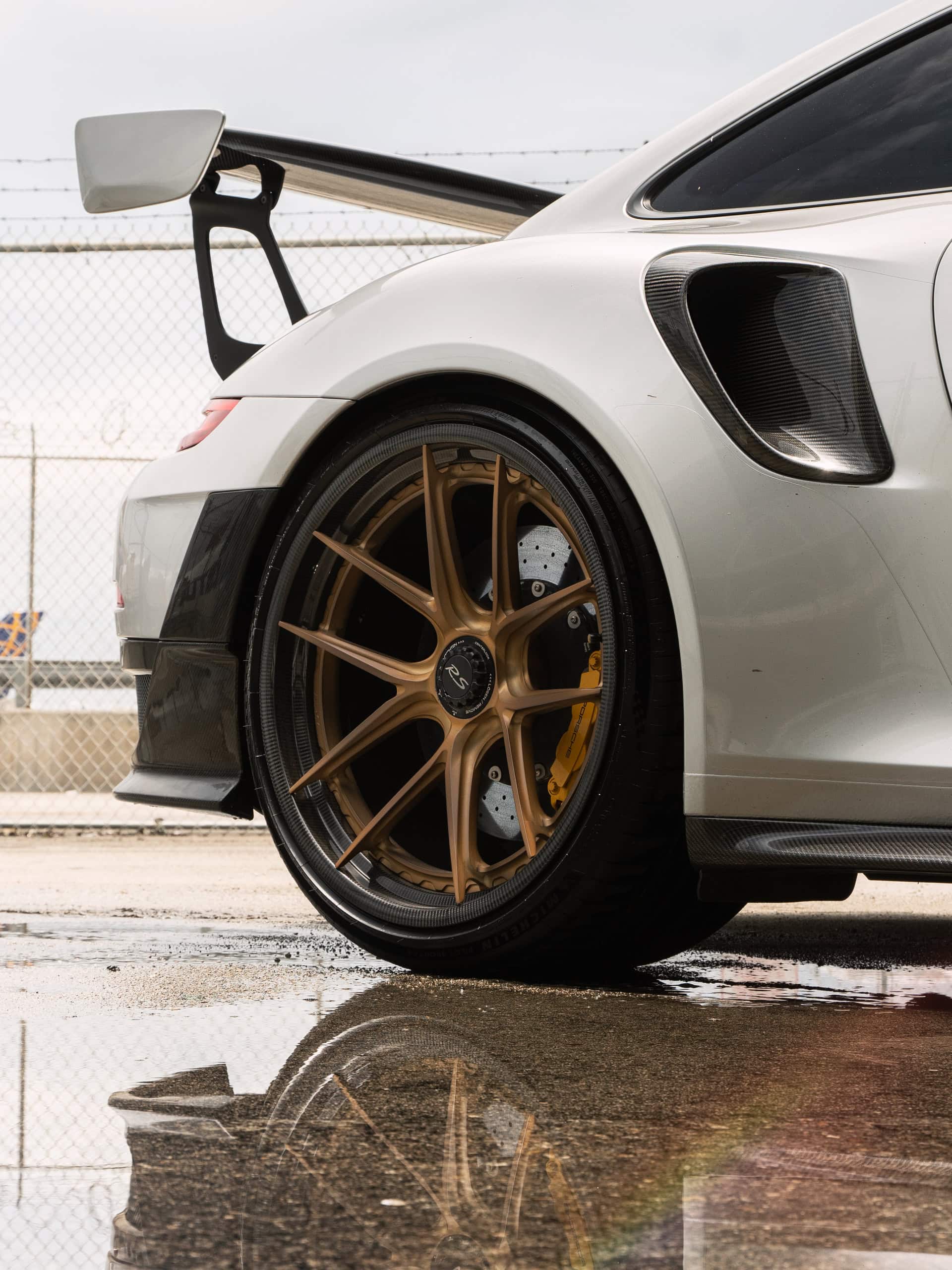 Porsche GT2RS on XR-301C carbon wheels from ANRKY