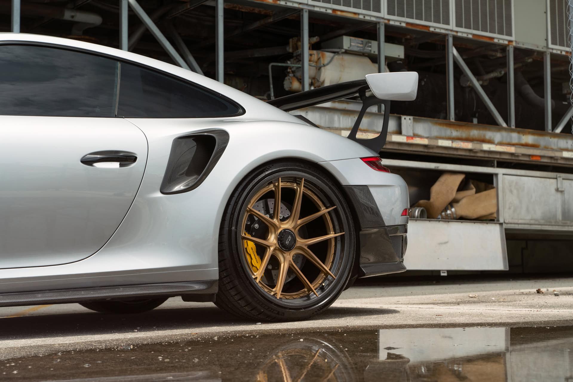 Porsche GT2RS on XR-301C carbon wheels from ANRKY
