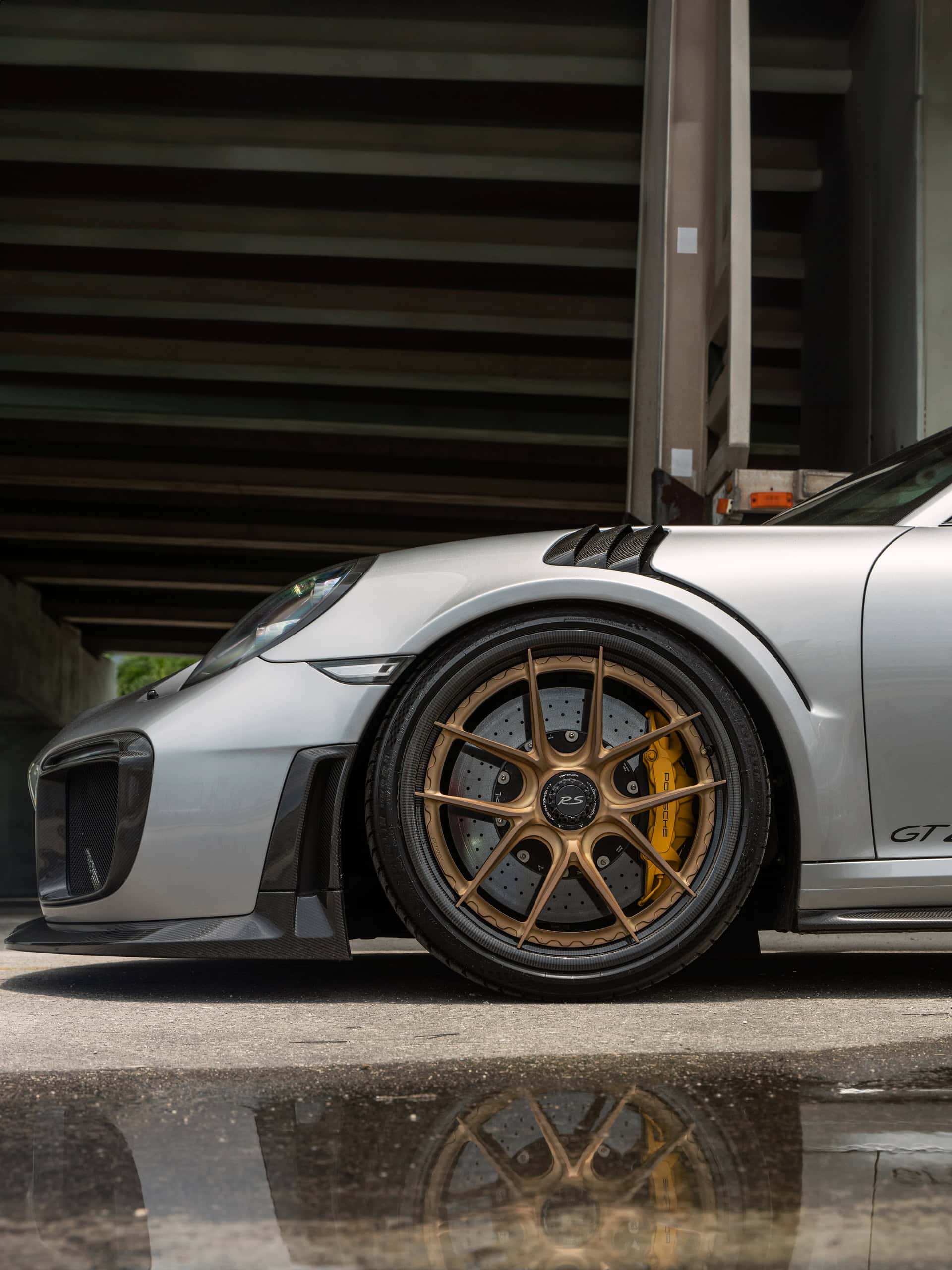 Porsche GT2RS on XR-301C carbon wheels from ANRKY