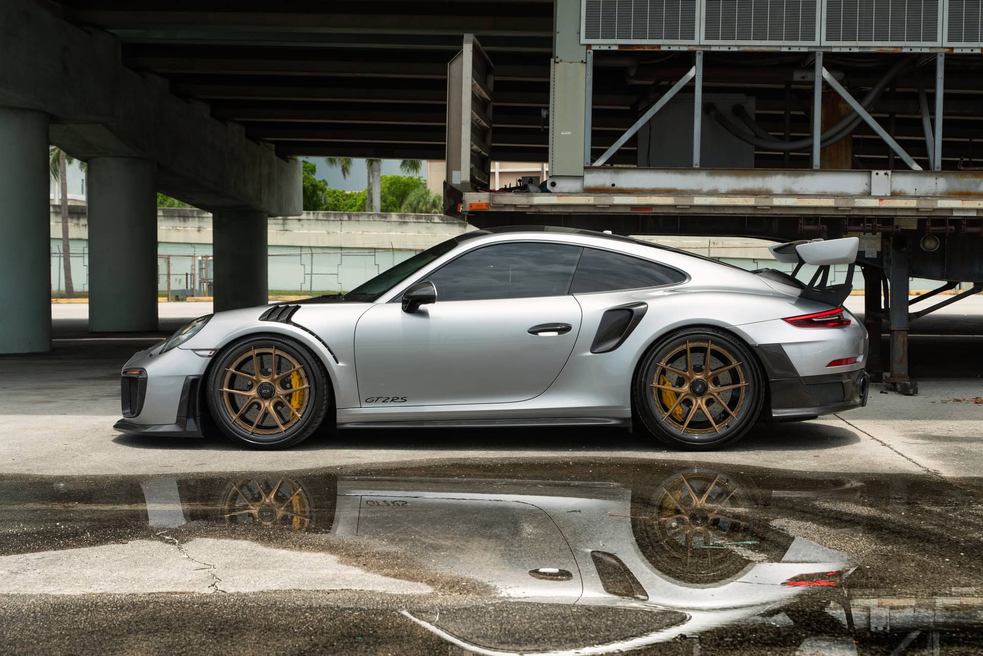 Porsche GT2RS on XR-301C carbon wheels from ANRKY