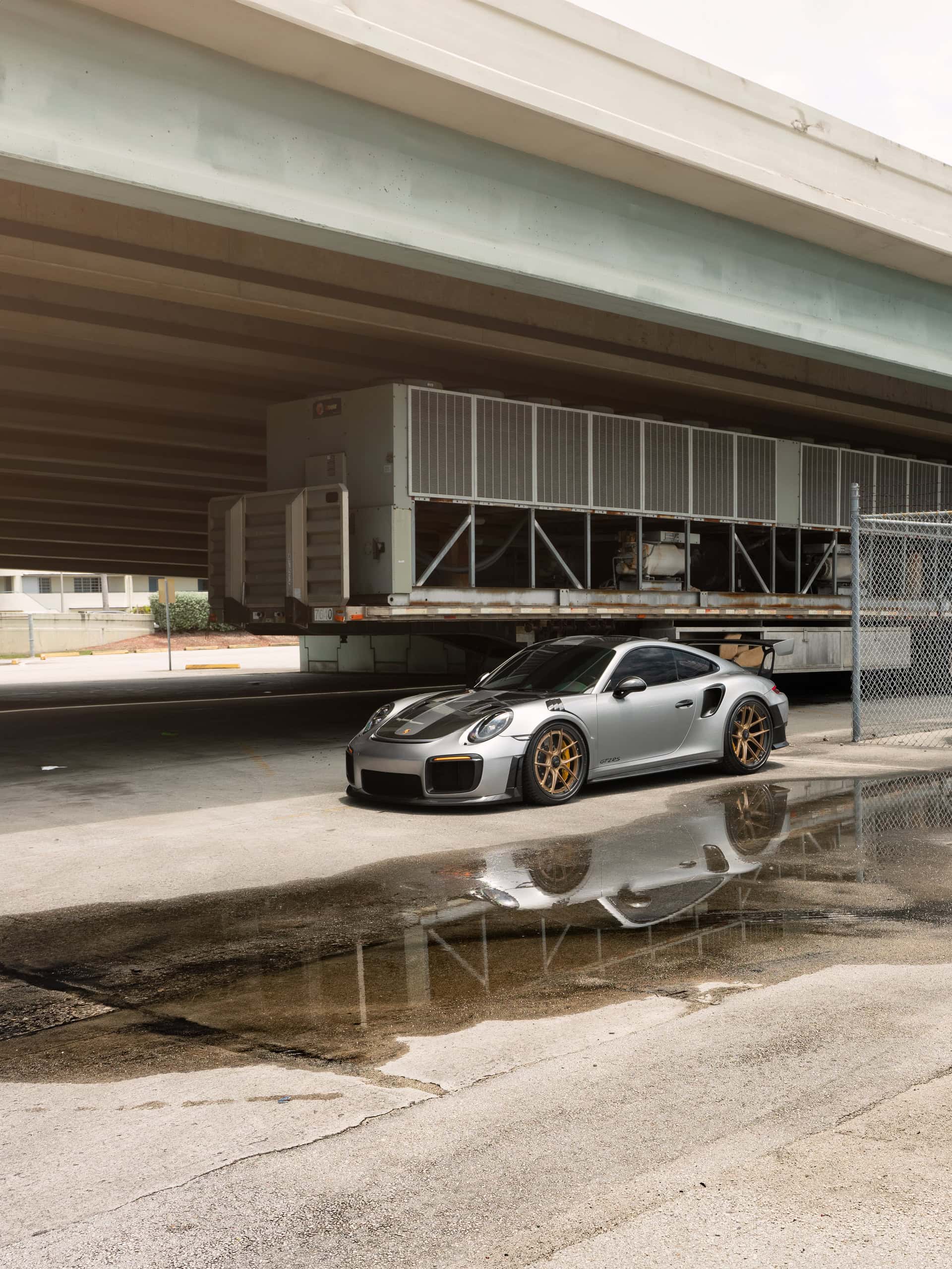 Porsche GT2RS on XR-301C carbon wheels from ANRKY