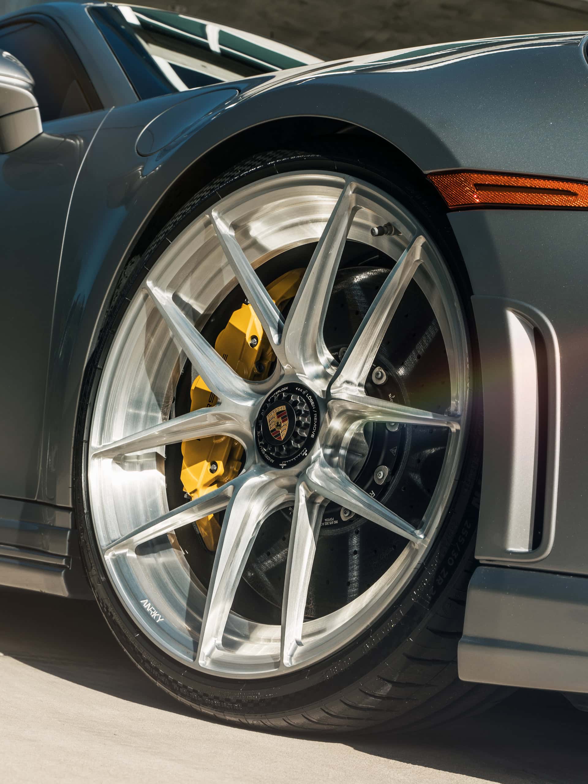 Porsche 992 Turbo S on Techart kit and ANRKY Wheels XR-201
