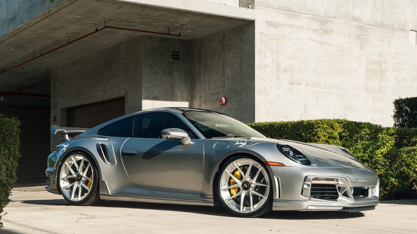 Porsche 992 Turbo S on Techart kit and ANRKY Wheels XR-201