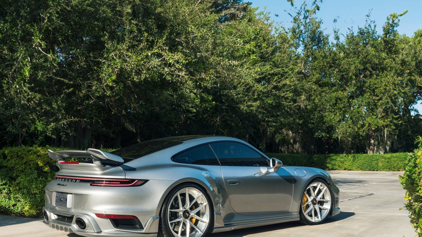 Porsche 992 Turbo S on Techart kit and ANRKY Wheels XR-201