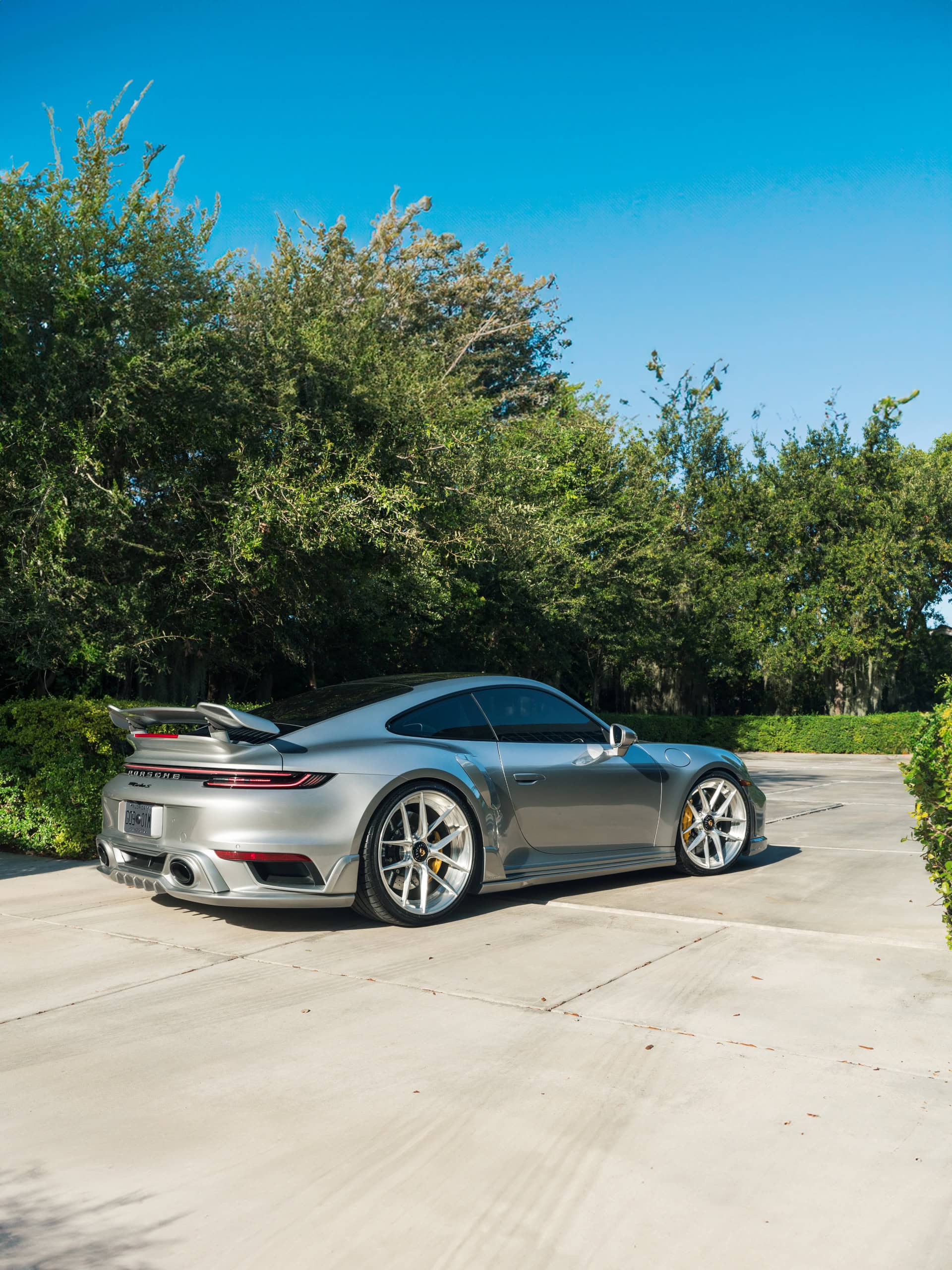 Porsche 992 Turbo S on Techart kit and ANRKY Wheels XR-201