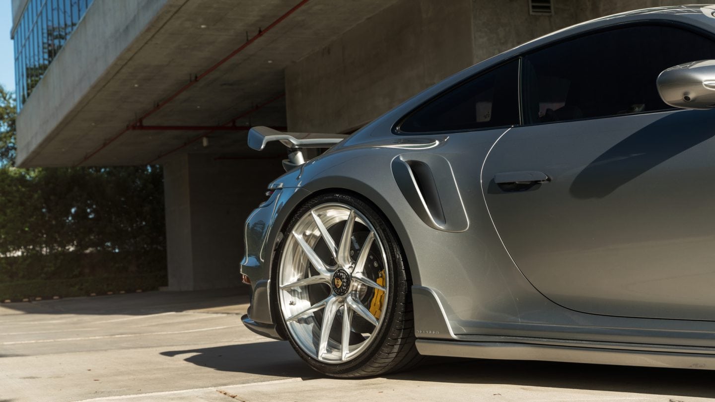 Porsche 992 Turbo S on Techart kit and ANRKY Wheels XR-201