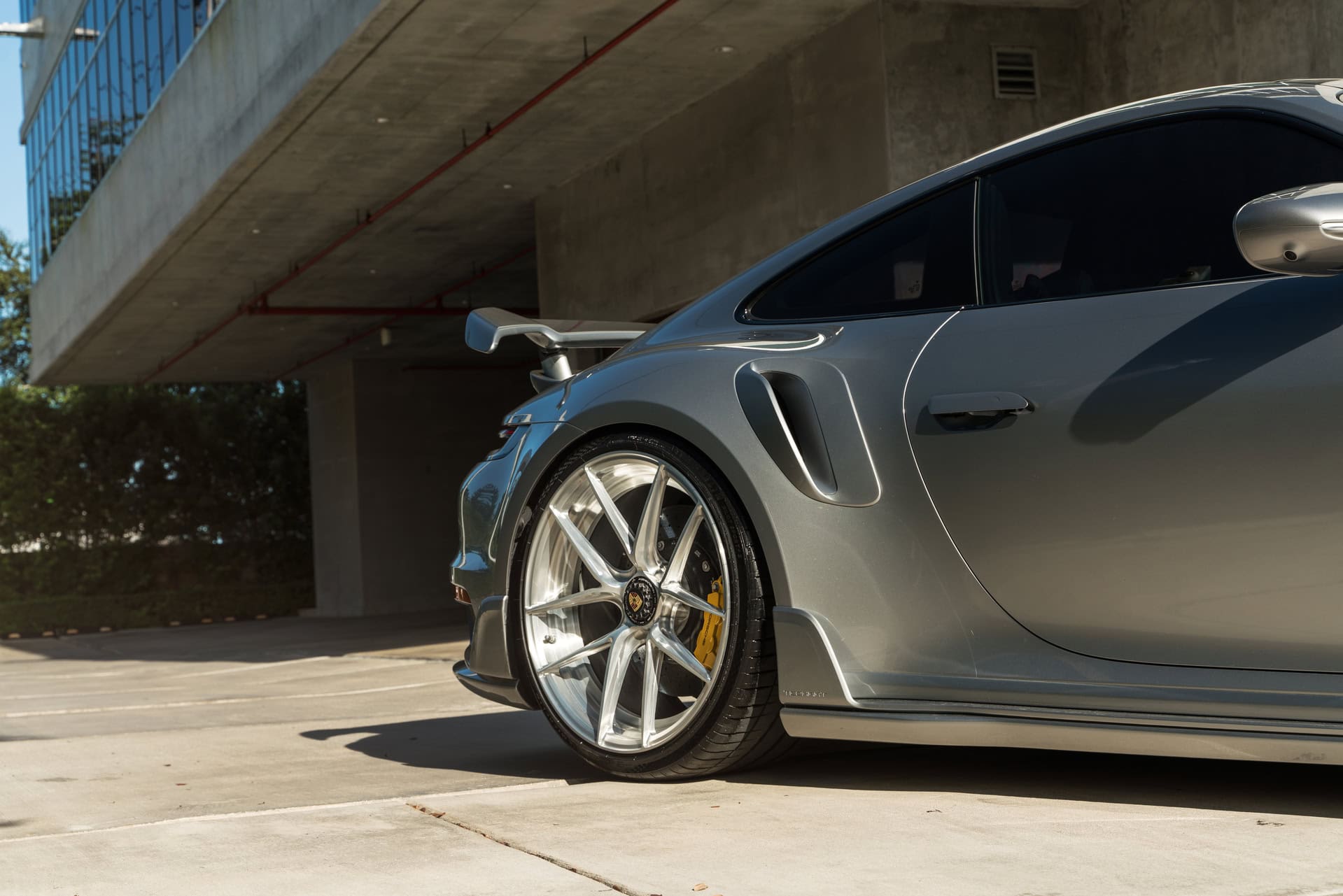 Porsche 992 Turbo S on Techart kit and ANRKY Wheels XR-201