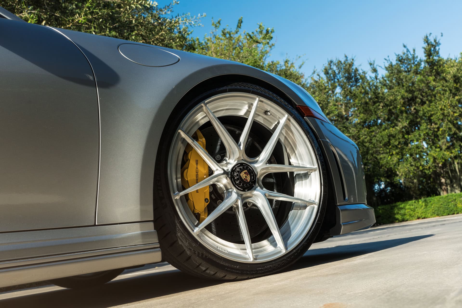 Porsche 992 Turbo S on Techart kit and ANRKY Wheels XR-201