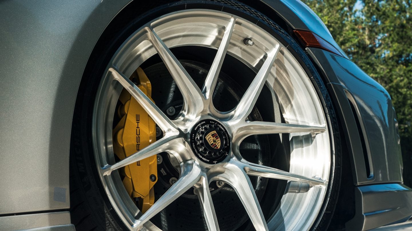 Porsche 992 Turbo S on Techart kit and ANRKY Wheels XR-201