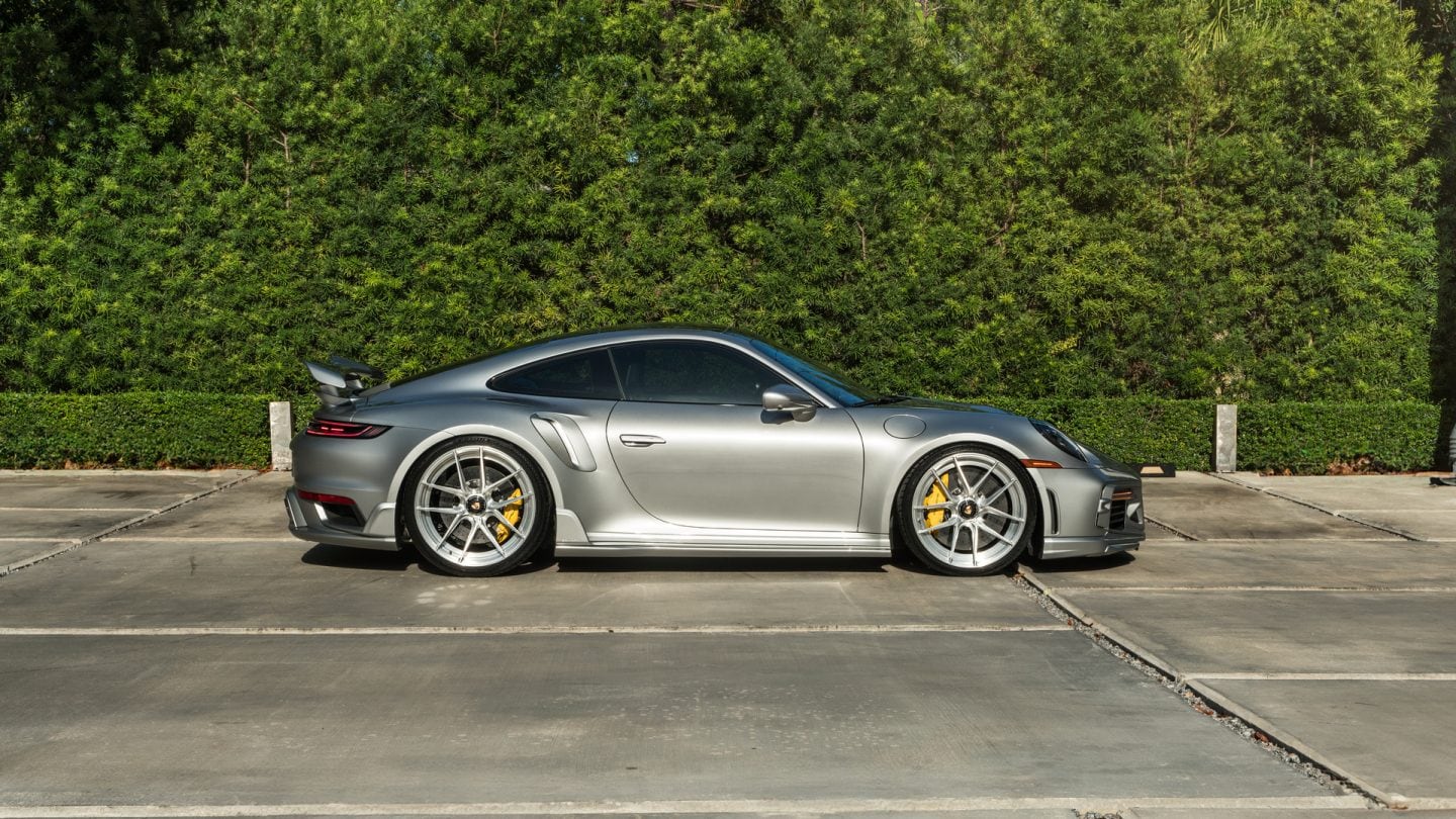 Porsche 992 Turbo S on Techart kit and ANRKY Wheels XR-201
