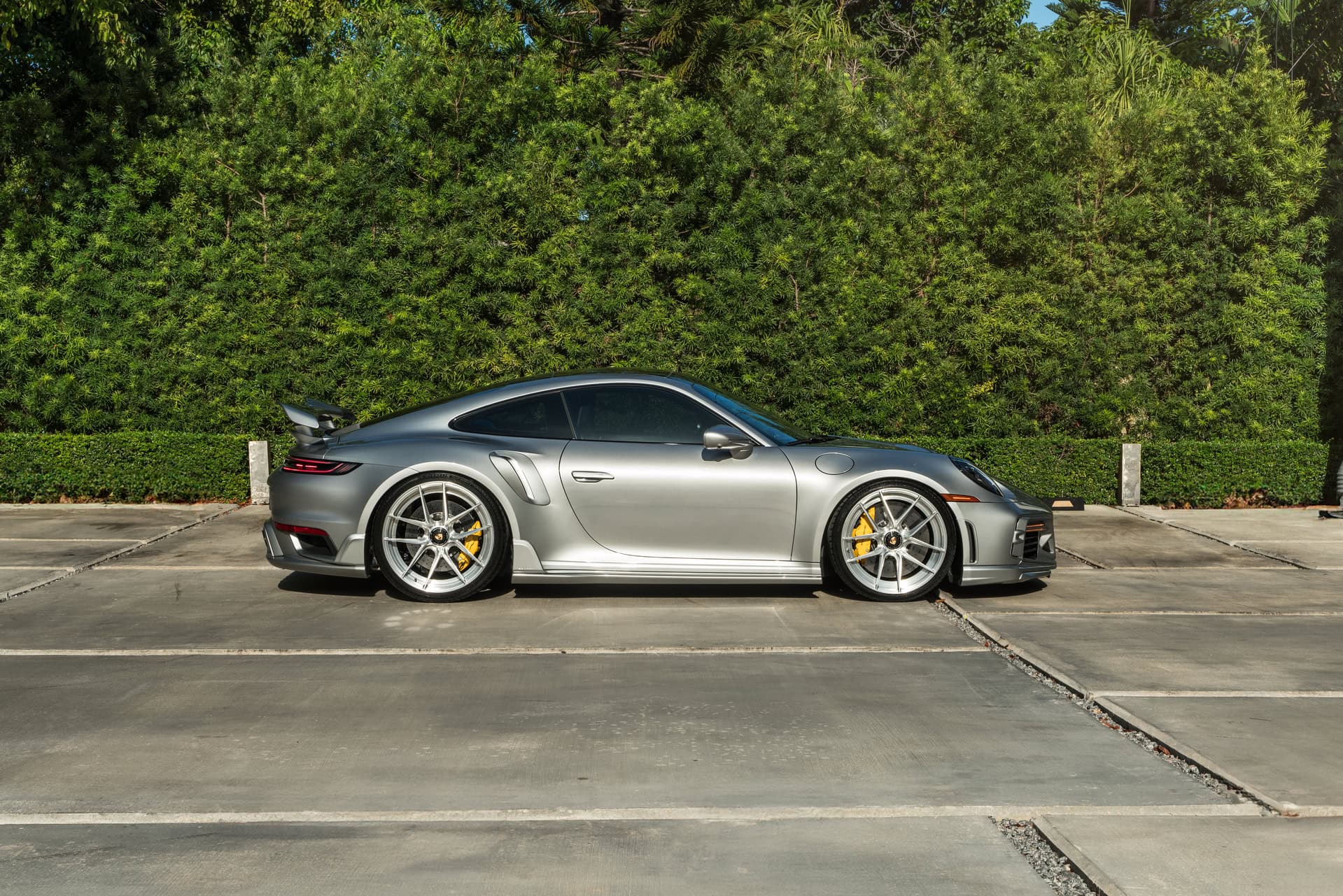 Porsche 992 Turbo S on Techart kit and ANRKY Wheels XR-201