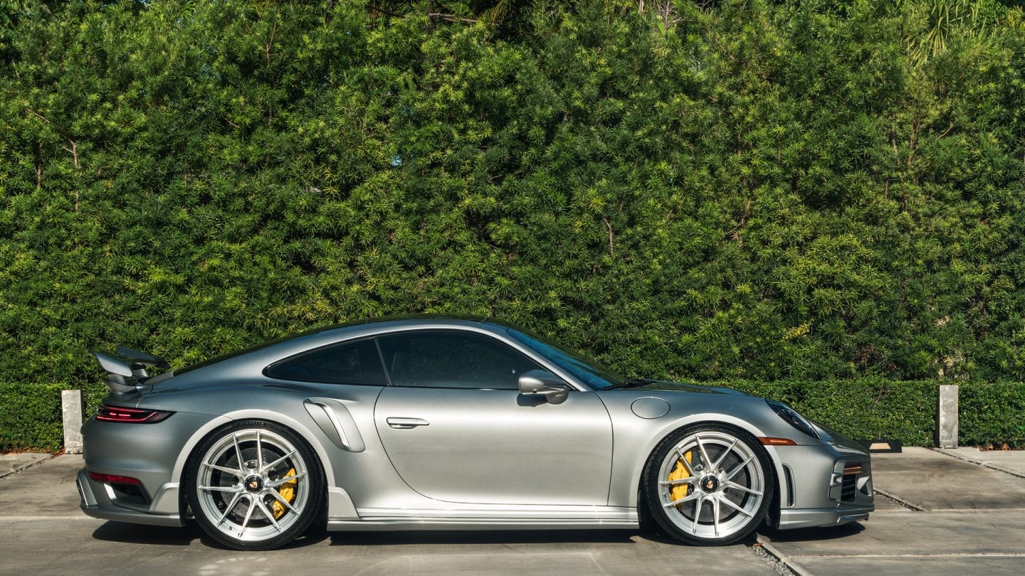 Porsche 992 Turbo S on Techart kit and ANRKY Wheels XR-201