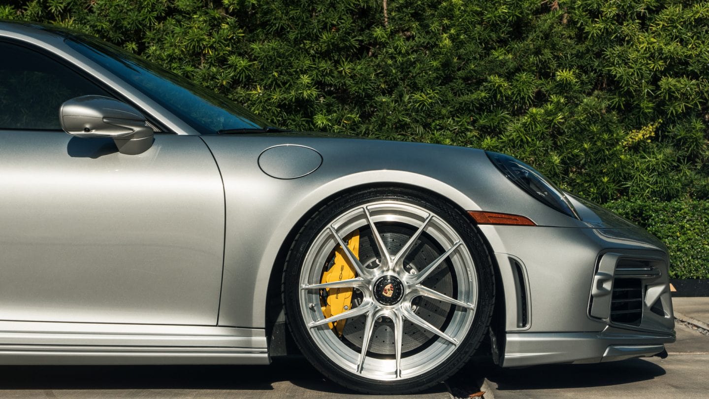 Porsche 992 Turbo S on Techart kit and ANRKY Wheels XR-201