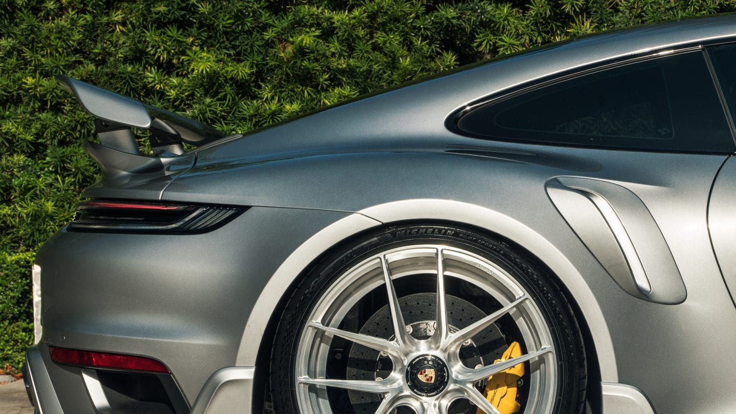 Porsche 992 Turbo S on Techart kit and ANRKY Wheels XR-201