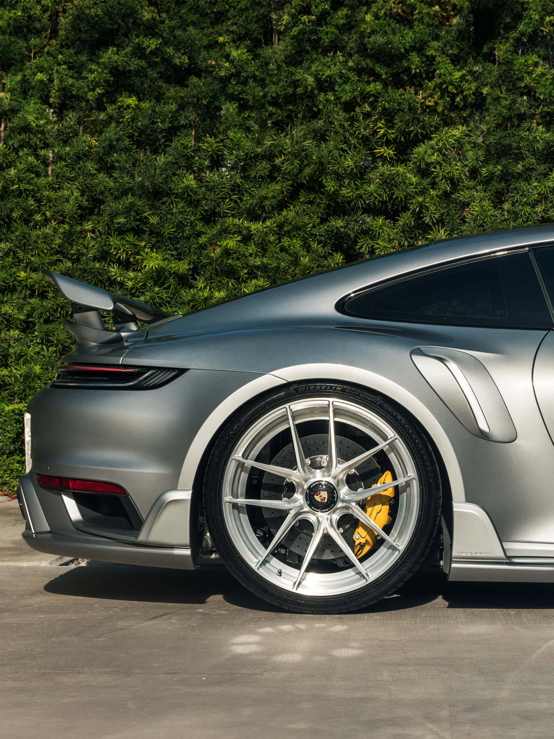 Porsche 992 Turbo S on Techart kit and ANRKY Wheels XR-201