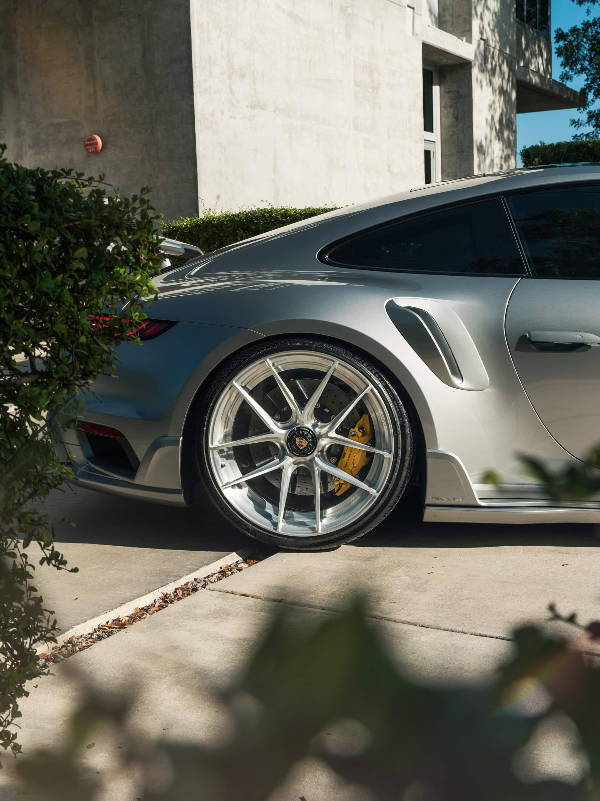 Porsche 992 Turbo S on Techart kit and ANRKY Wheels XR-201