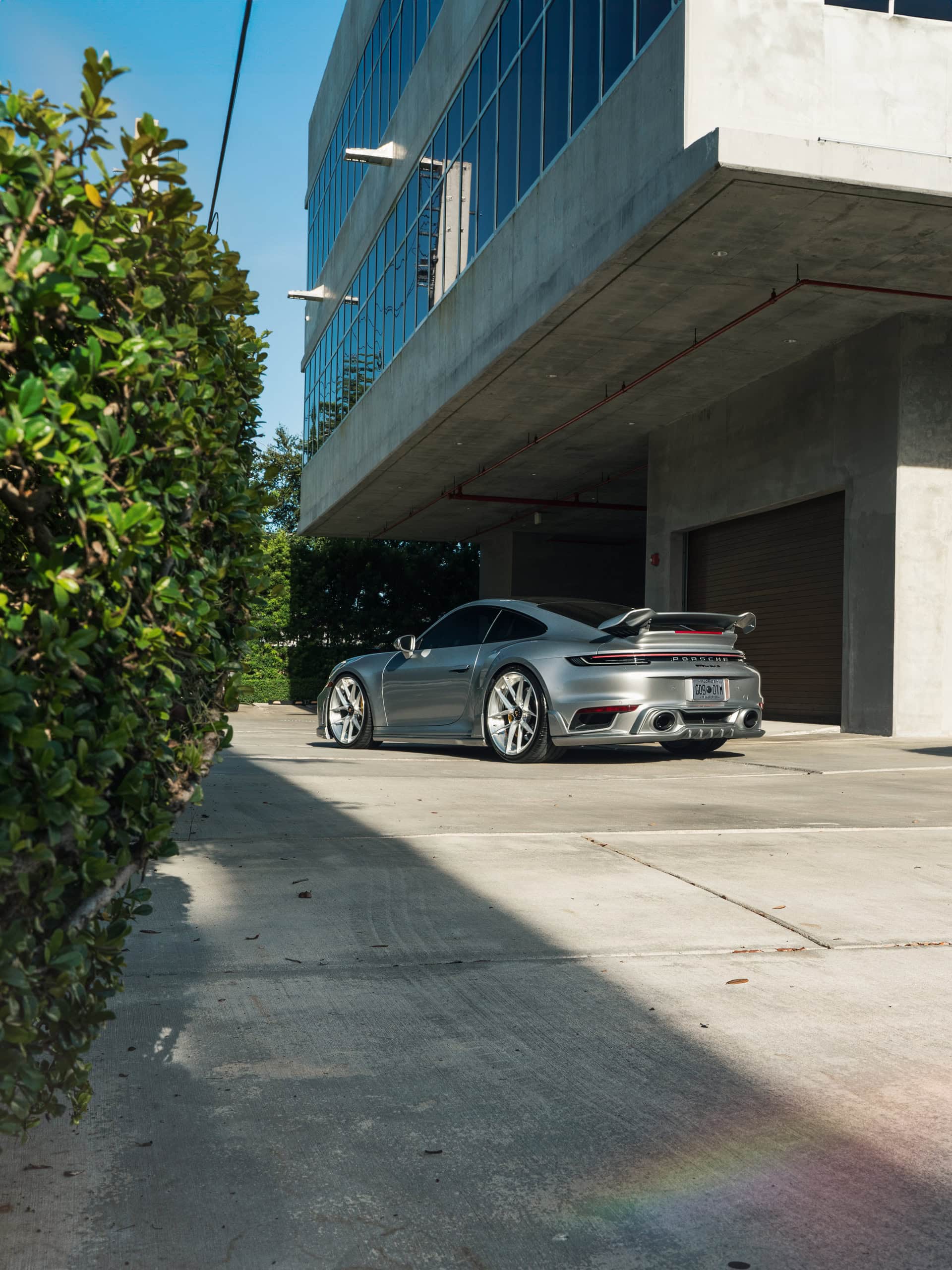 Porsche 992 Turbo S on Techart kit and ANRKY Wheels XR-201
