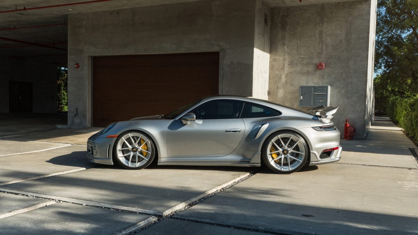 Porsche 992 Turbo S on Techart kit and ANRKY Wheels XR-201