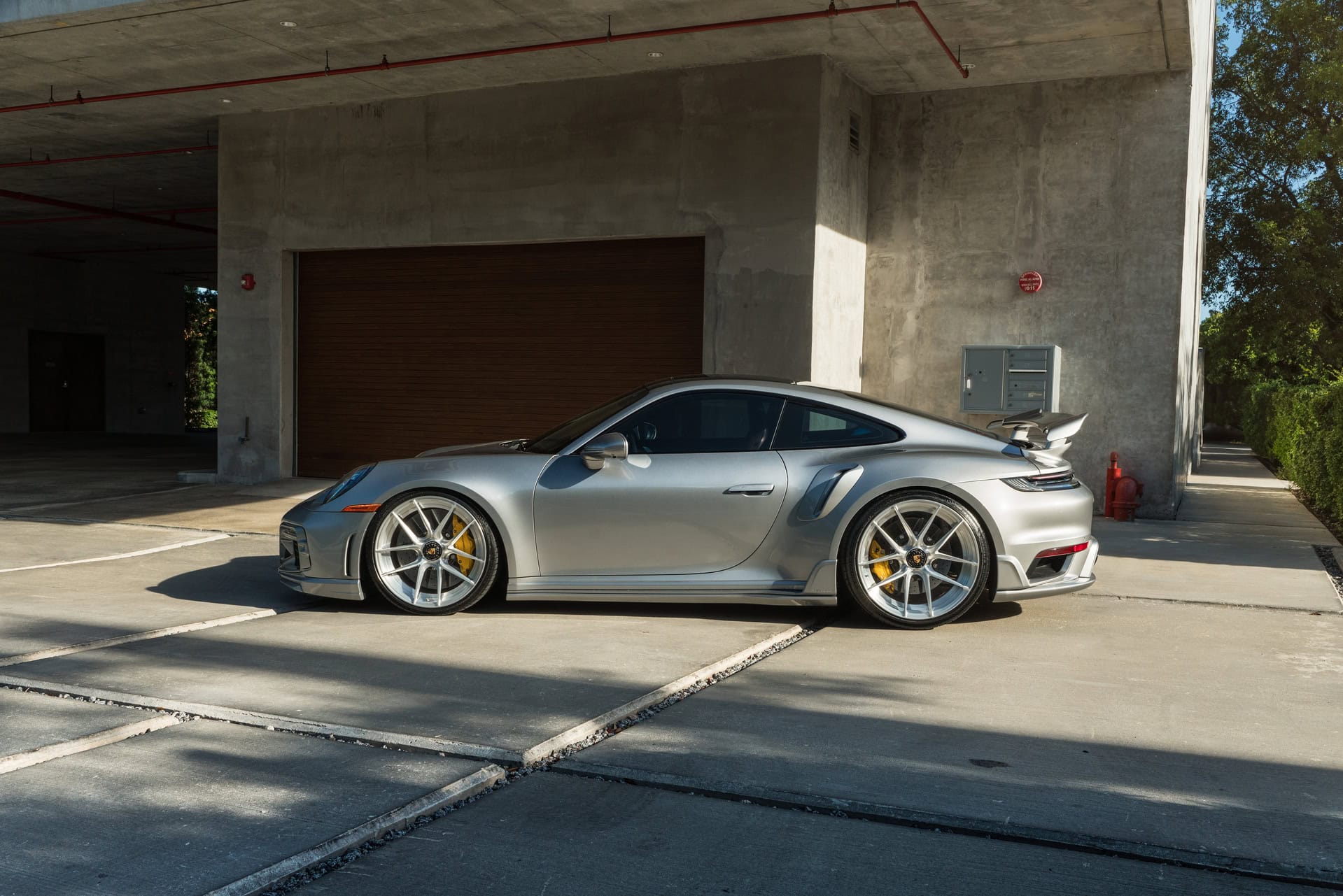 Porsche 992 Turbo S on Techart kit and ANRKY Wheels XR-201