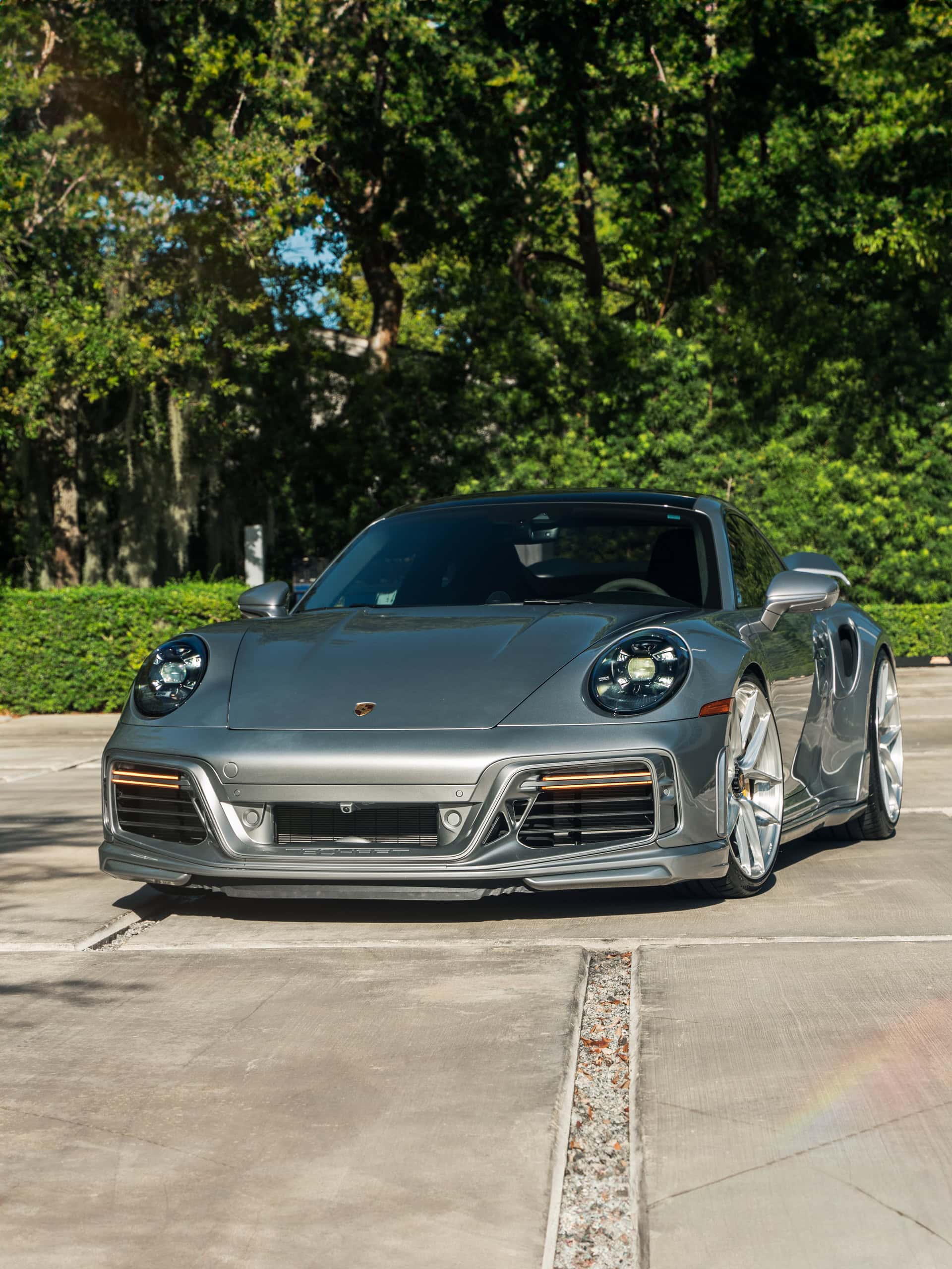 Porsche 992 Turbo S on Techart kit and ANRKY Wheels XR-201