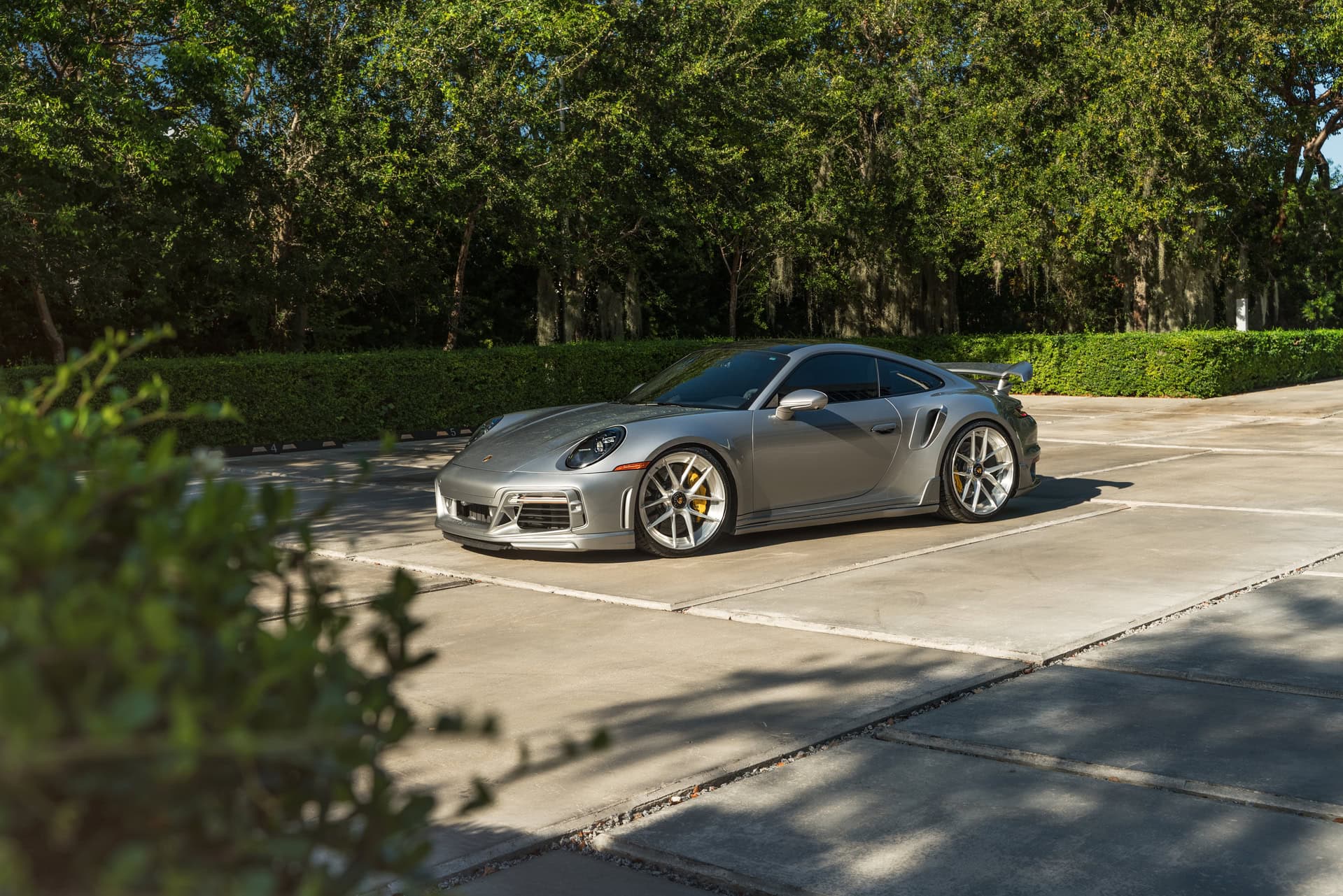 Porsche 992 Turbo S on Techart kit and ANRKY Wheels XR-201