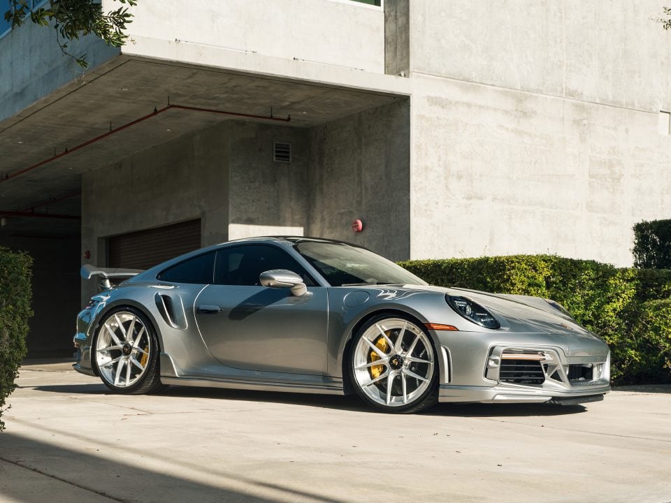 Porsche 992 Turbo S on Techart kit and ANRKY Wheels XR-201