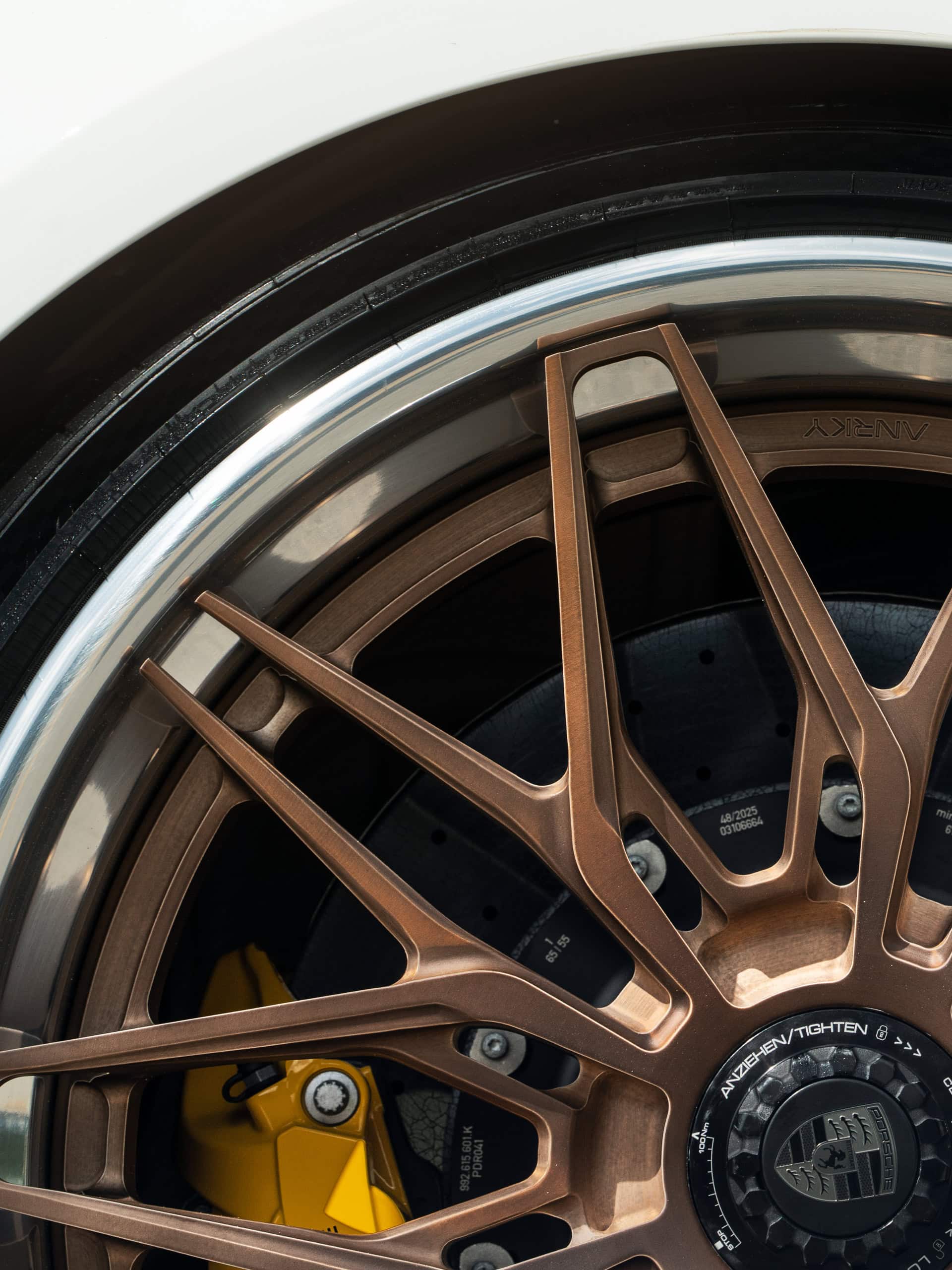 Porsche 992 on ANRKY S1-X3 Brushed Bronze