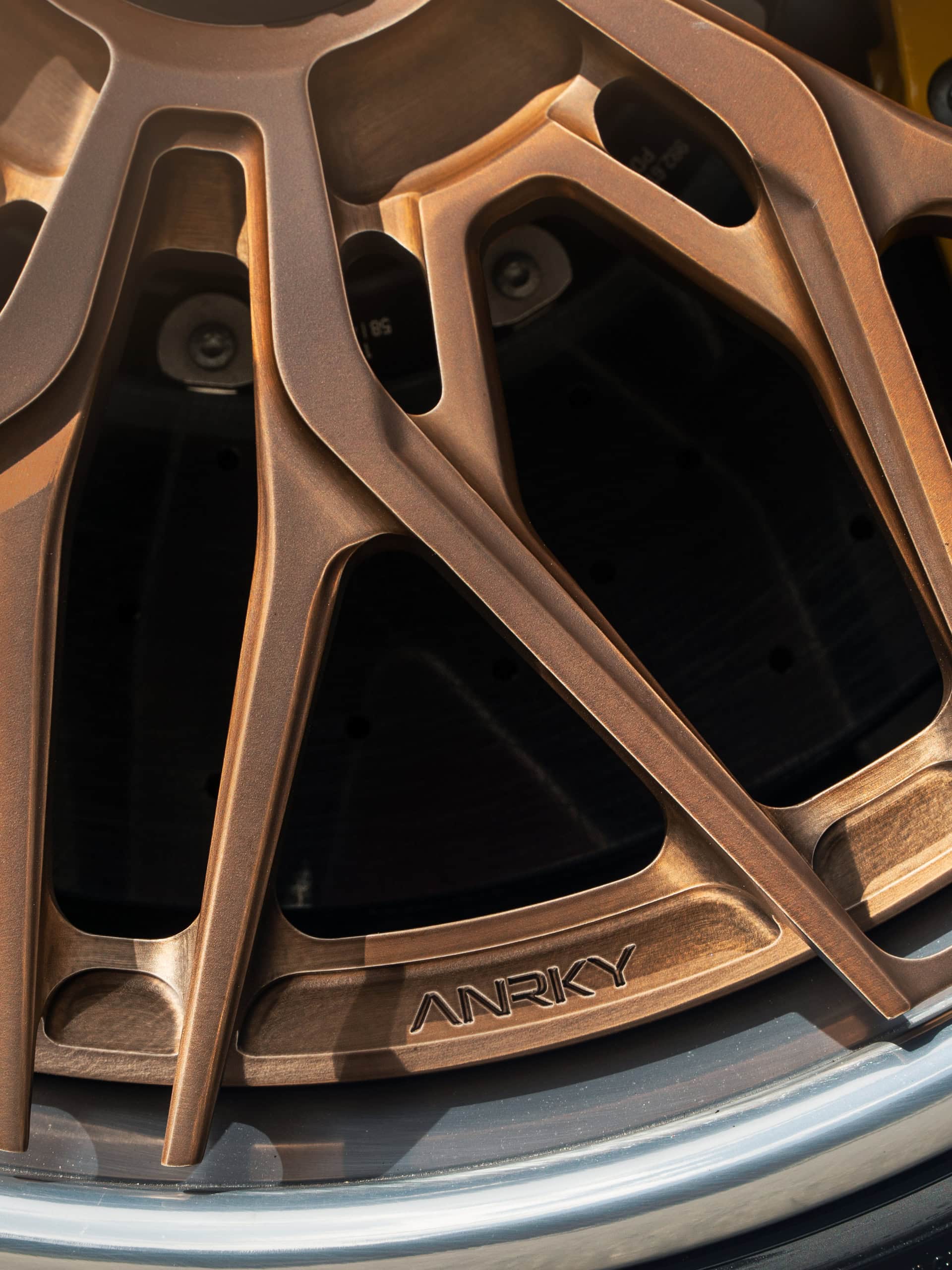 Porsche 992 on ANRKY S1-X3 Brushed Bronze