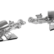 Power Optimized Exhaust System with Flap-Regulation for Original Tips