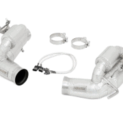 Power Optimized Exhaust System with Flap-Regulation, Complete Heat-Protected