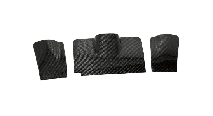 Cover for Rear Diffusor Air-Opening (3 Parts)