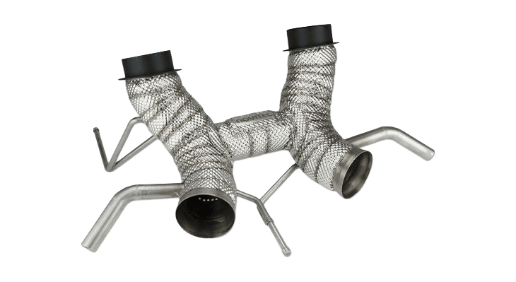 Power Optimized Exhaust System Race, Complete Heat-Protected