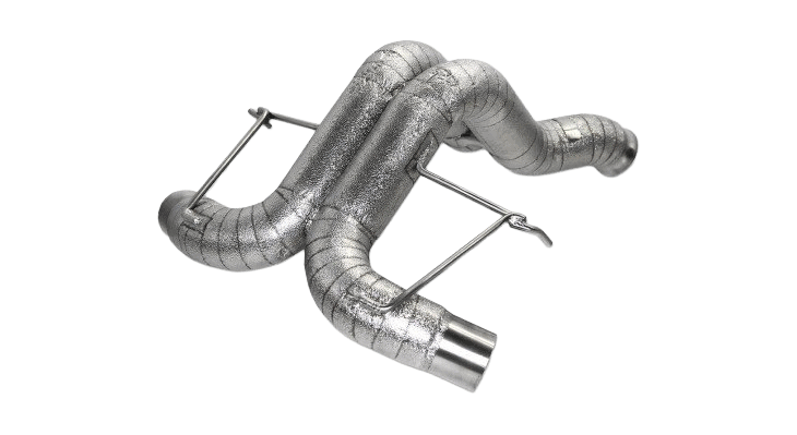 Power Optimized Exhaust System Race, Complete Heat-Protected