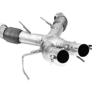 POWER OPTIMIZED EXHAUST SYSTEM RACE, COMPLETE HEAT-PROTECTED