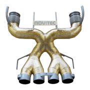 Power Optimized Exhaust System Race, Complete Heat-Protected