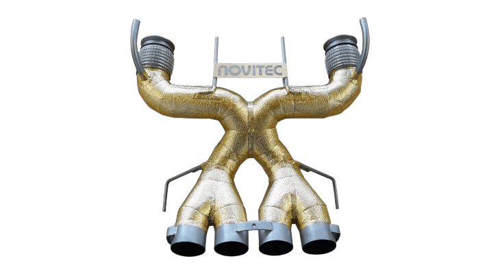 Power Optimized Exhaust System Race, Complete Heat-Protected