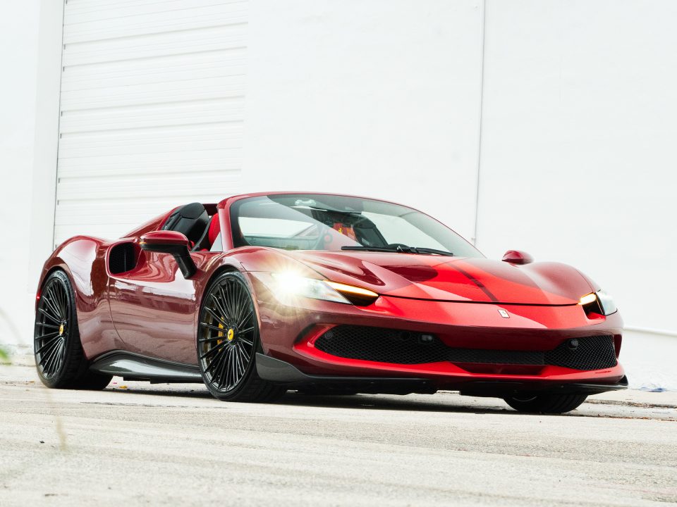 Ferrari 296GTS Rosso Barchetta and Rosso Fiorano on ANRKY XR-119