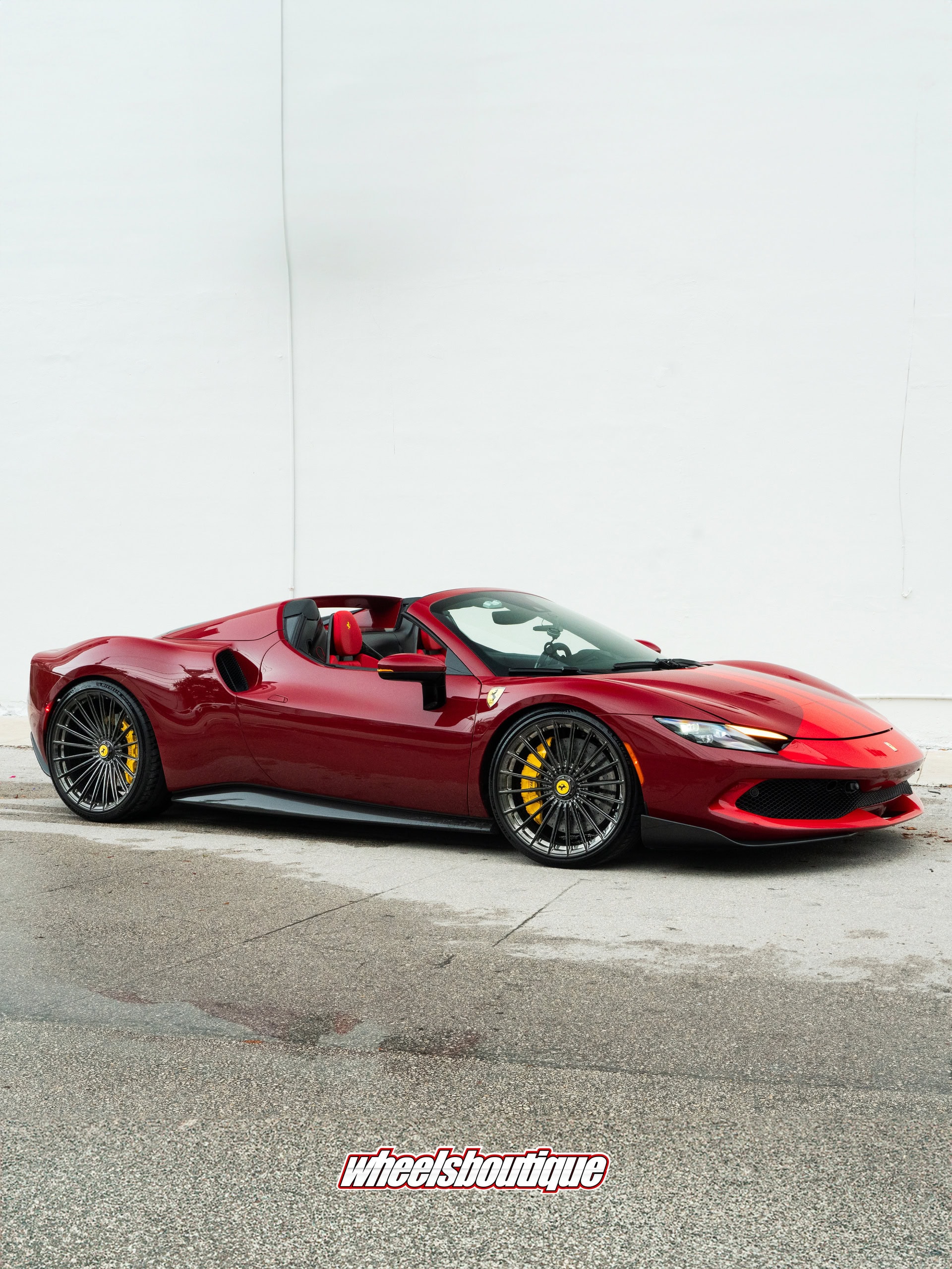 Ferrari 296GTS Rosso Barchetta and Rosso Fiorano on ANRKY XR-119