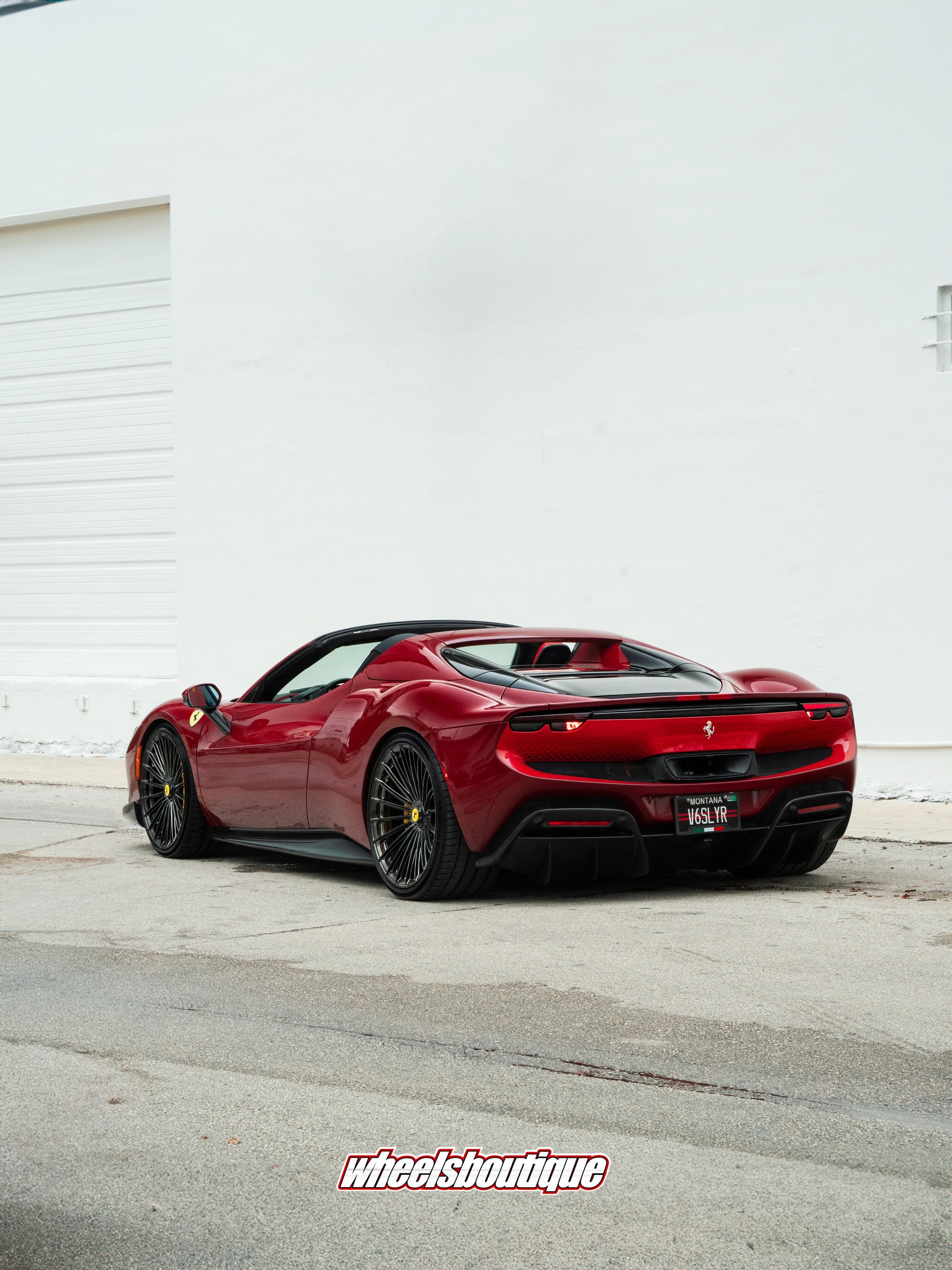 Ferrari 296GTS Rosso Barchetta and Rosso Fiorano on ANRKY XR-119