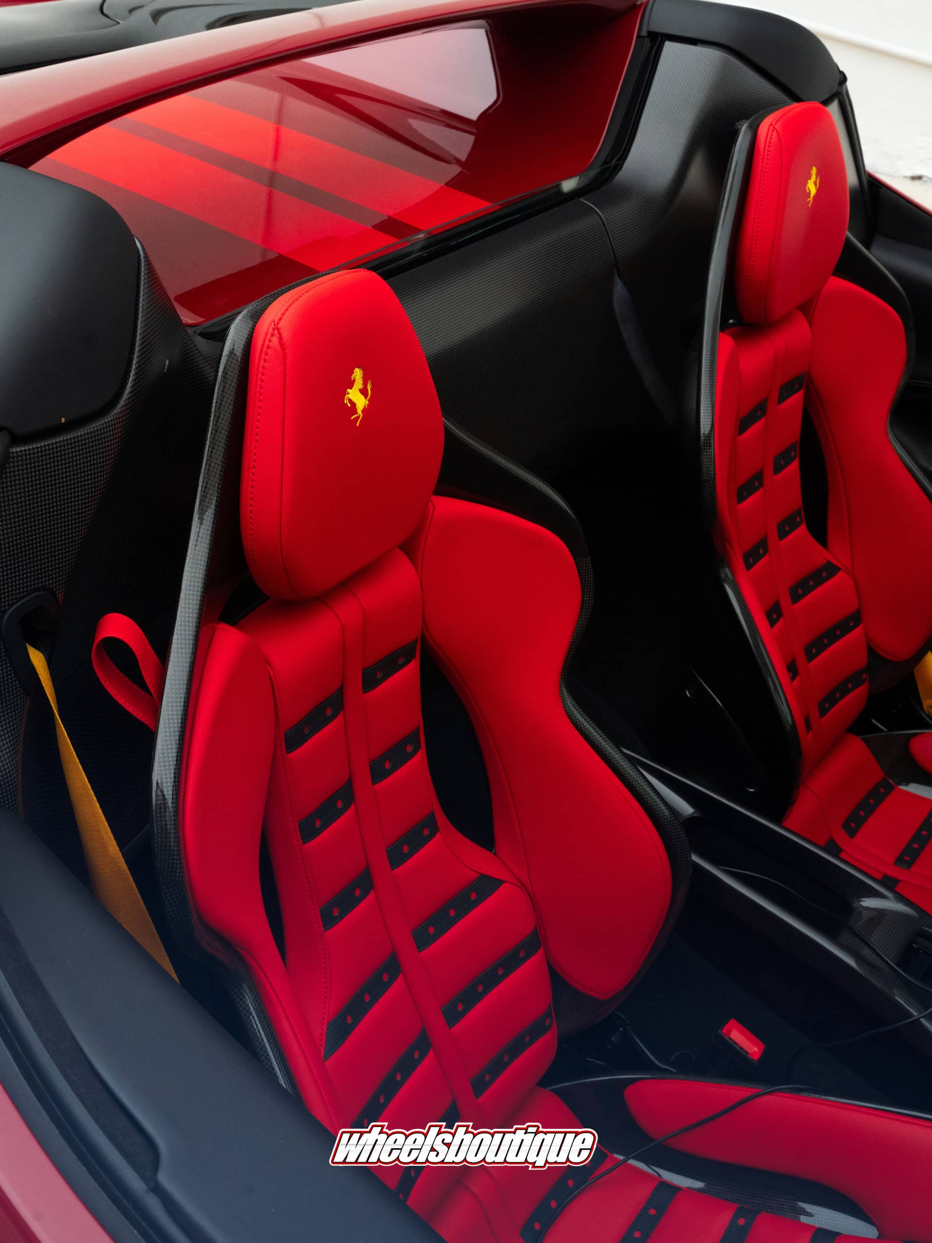 Ferrari 296GTS Rosso Barchetta and Rosso Fiorano on ANRKY XR-119